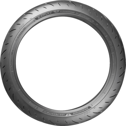 BRIDGESTONE Battlax S23 front motorcycle tire 110/70R17 54H with tread pattern and sidewall details