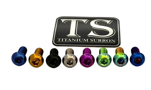 Titanium Hardware (Individual M6 Bolts) - Howling Moto