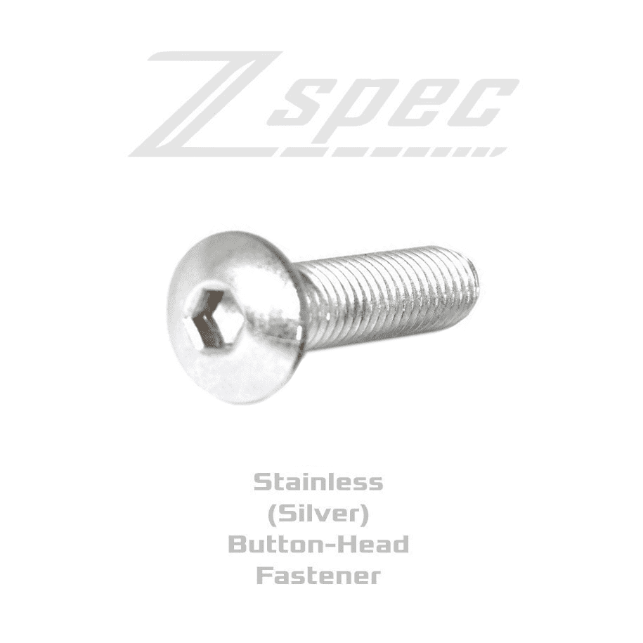 ZSPEC M5x20mm Button-Head Fasteners, Metric, SUS304 Stainless, 10-Pack - Howling Moto
