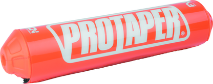 ProTaper Fuzion Bar Pad in Race Orange with black accents, designed for motocross handlebars for rider comfort and style.