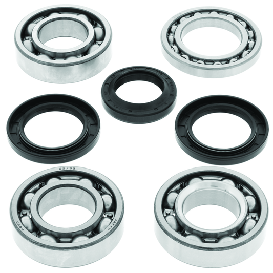 QuadBoss crankshaft bearing and seal kit for Polaris 400L models, showing the included bearing and seal components.