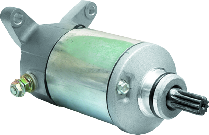 QuadBoss Suzuki LT-F250 Ozark motor starter for ATV, showing the compact, reliable power device in close-up view.
