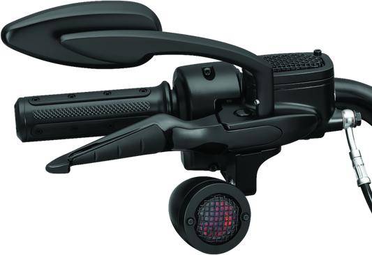 Kuryakyn ISO levers for Harley Davidson Touring 2014-2015 with ergonomic design, aluminum and rubber grip inserts.