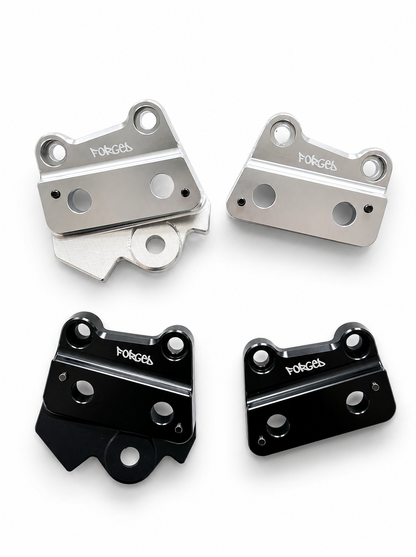 Talaria XXX Metal Foot Peg Brackets | CNC Upgrade Mounts (Black & Chrome)