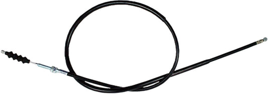 Motion Pro black vinyl clutch cable LW with metal ends, showing the flexible cable and detailed fittings.