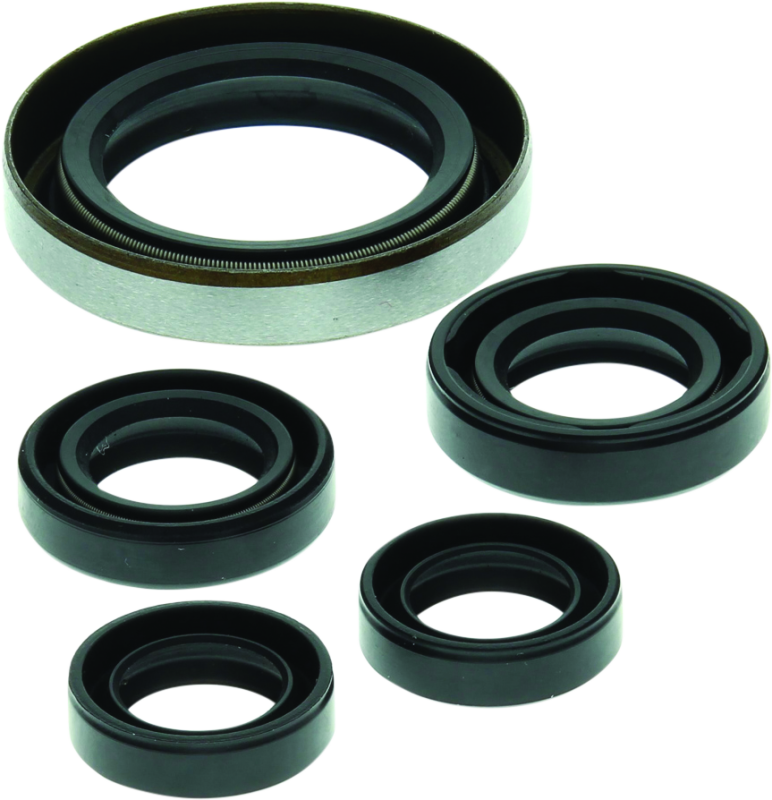 QuadBoss Polaris Outlaw 500 oil seal set for engine and transmission rebuild, includes multiple seals for optimal fit and performance.