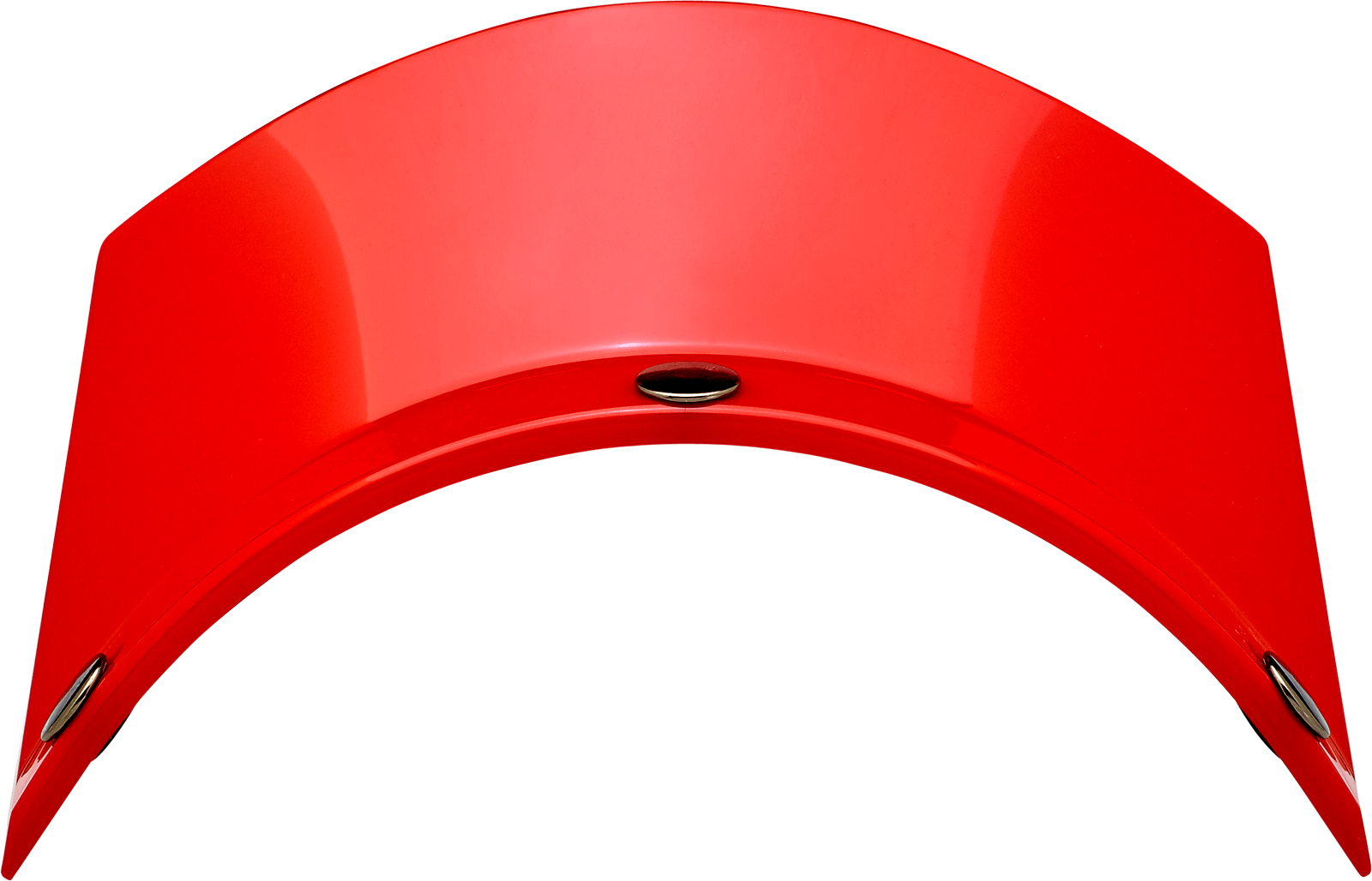 Red BILTwell Moto 3-Snap Visor for helmets, designed for 2002-563 model, shown on a motorcycle helmet.