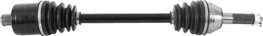 QuadBoss 17-19 Polaris Ranger 500 rear left replacement axle with high-strength 40CR chromium shaft, designed for durability and performance.