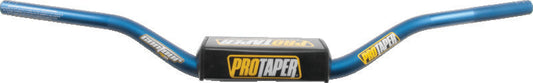 Blue ProTaper Contour Henry/Reed Handlebar with ergonomic design, suitable for motocross and dirt bikes.
