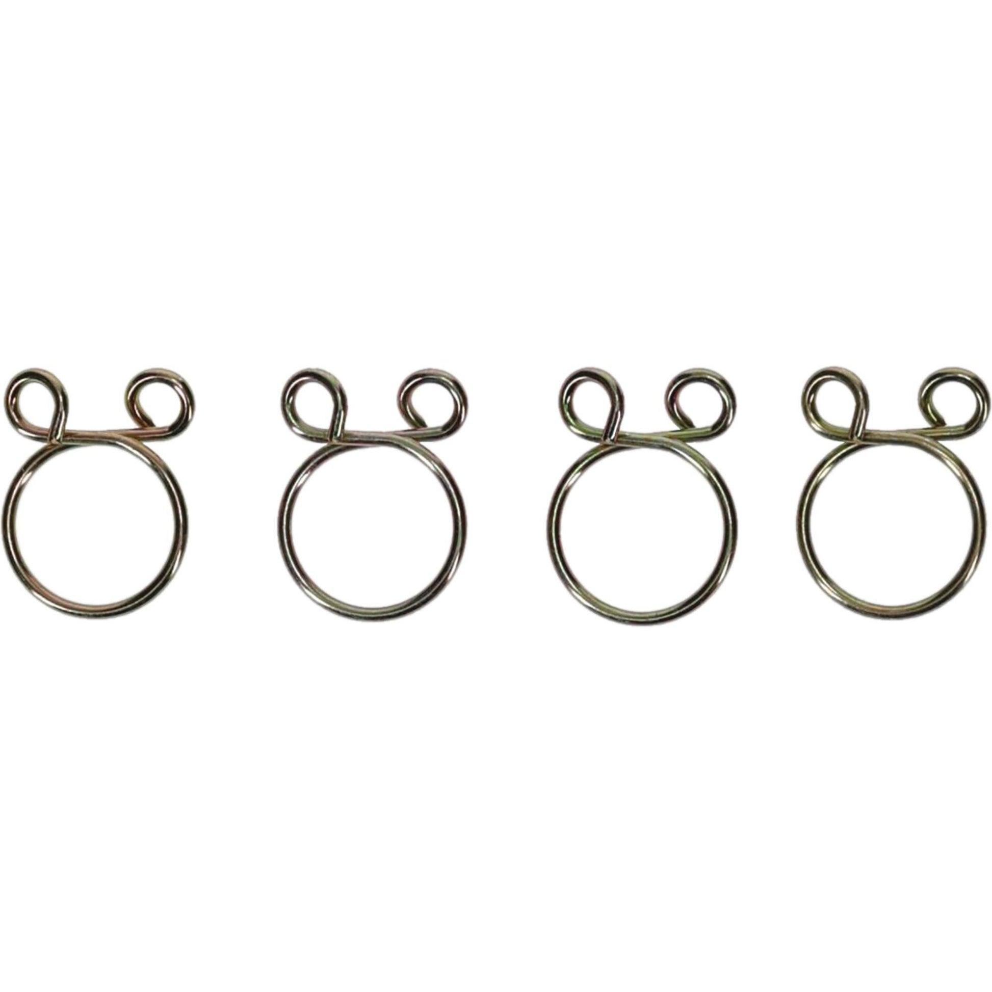 ALL BALLS FS00048 Hose Clamps Refill Kit with four durable clamps, designed for secure hose connections.