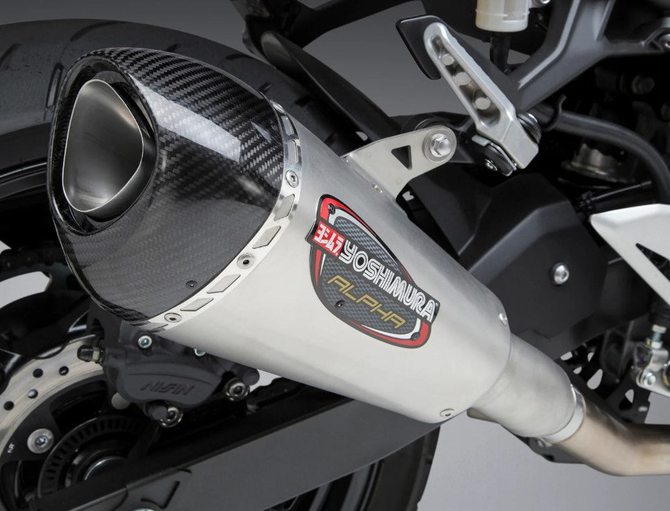YOSHIMURA, Yoshimura Alpha T Slip-On Exhaust for Street Bikes - Part 14710BP520
