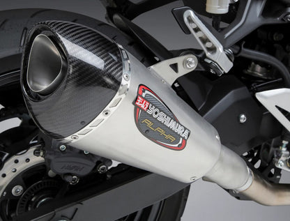 YOSHIMURA, Yoshimura Alpha T Slip-On Exhaust for Street Bikes - Part 14710BP520