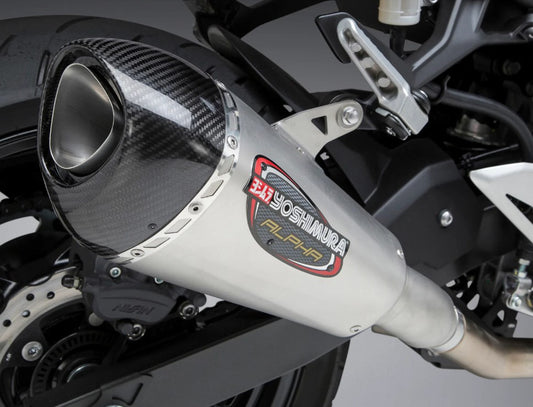 YOSHIMURA, Yoshimura Alpha T Slip-On Exhaust for Street Bikes - Part 14710BP520