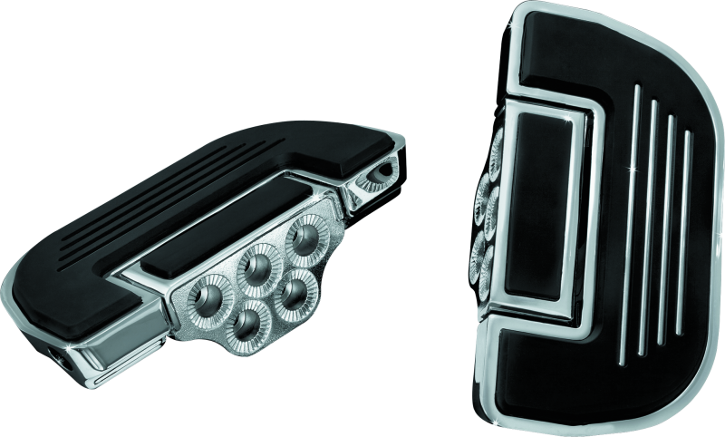 Kuryakyn, Kuryakyn Premium Ribbed Floorboards Without Adapter Chrome Part 4351