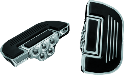 Kuryakyn, Kuryakyn Premium Ribbed Floorboards Without Adapter Chrome Part 4351