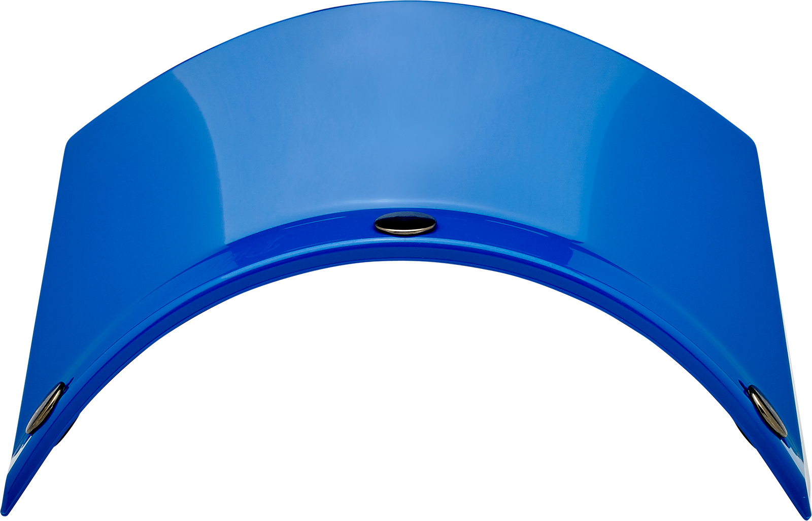 Blue BILTWELL Moto 3-Snap Visor for helmets, compatible with 2002-564 models, shown on a motorcycle helmet.