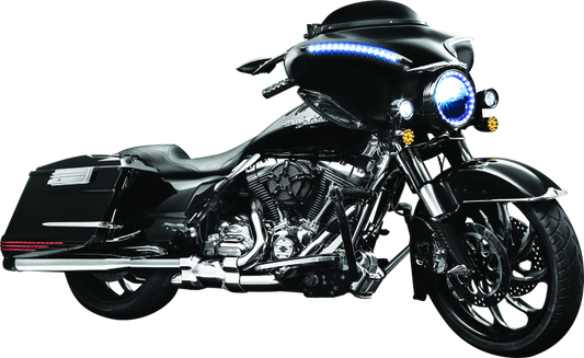 Kuryakyn, Kuryakyn Front Fender Side Trim Chrome for Harley Davidson FLHX and FLTR Models Part #7786