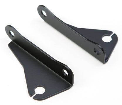 YOSHIMURA universal turn signal bracket for motorcycles, shown in black, designed to mount turn signals securely on bikes