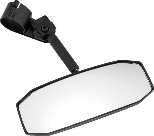 QuadBoss 2-inch rear view mirror with wide-angle convex surface and low-profile mount for side or rear visibility.