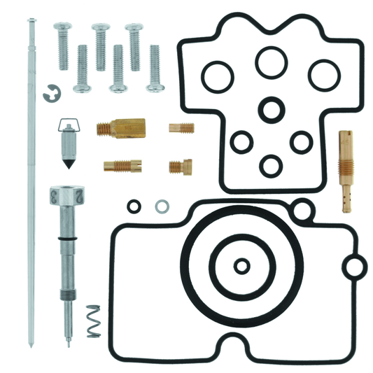 QuadBoss Honda TRX450R carburetor repair kit for 2008-2009 models, complete PowerSports maintenance solution with all necessary parts.