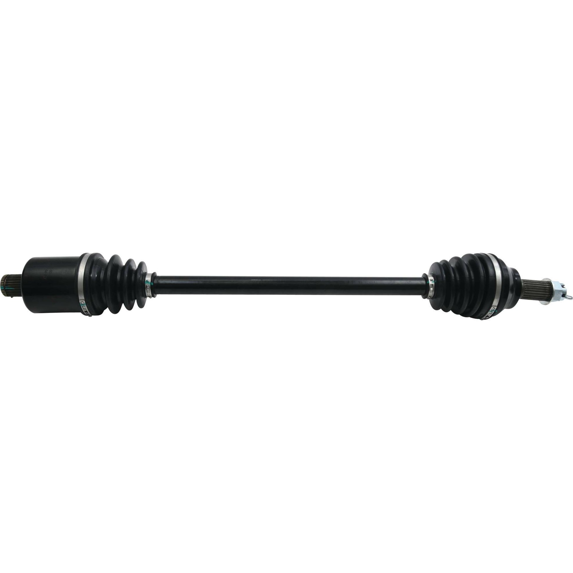 ALL BALLS axle for precise OEM fitment and durability, shown in the image with detailed metal construction.