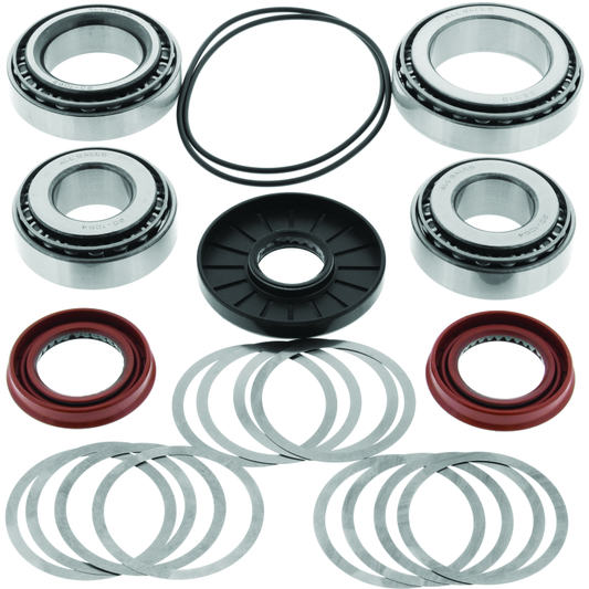 QuadBoss rear differential bearing and seal kit for 2007 Polaris Ranger 500 2x4, includes parts for rear axle repair.