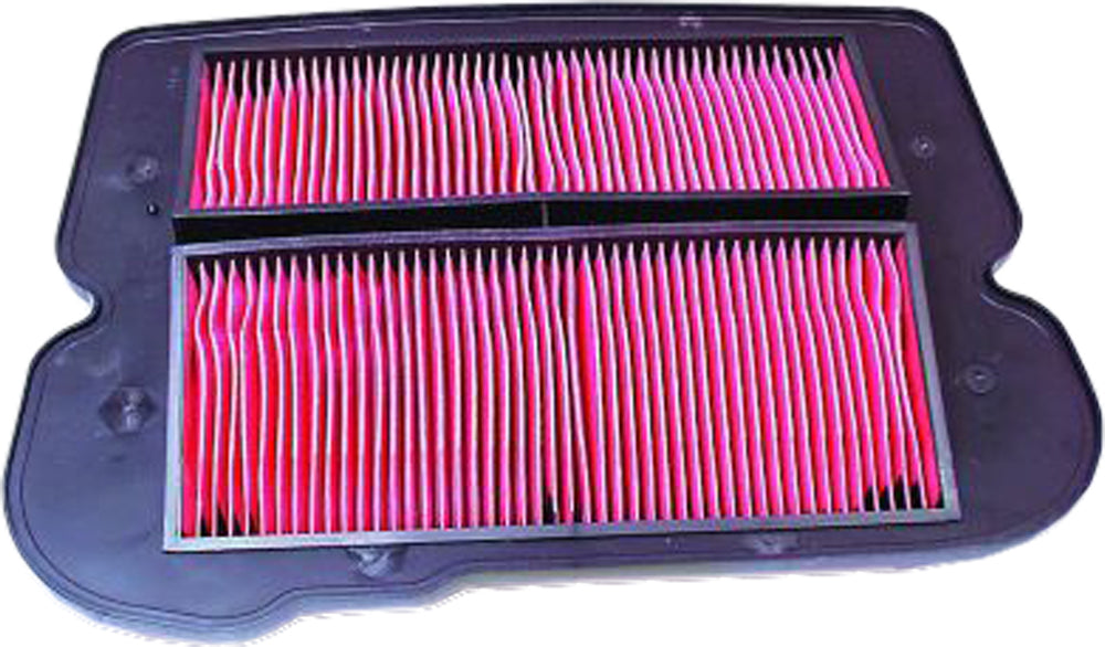 HIFLOFILTRO HFA1912 air filter for high-performance engines, shown with clean, pleated paper design for optimal airflow and filtration.