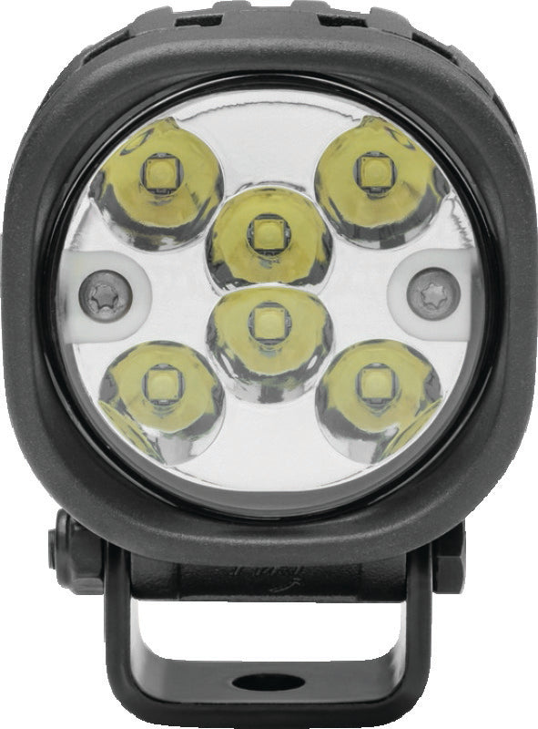 Kuryakyn Lodestar 750L Spot Beam Driving Lights for powersports, high-output auxiliary lights mounted on a vehicle.