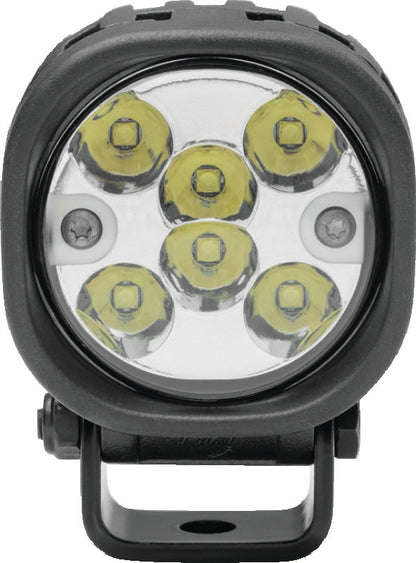 Kuryakyn Lodestar 750L Spot Beam Driving Lights for powersports, high-output auxiliary lights mounted on a vehicle.