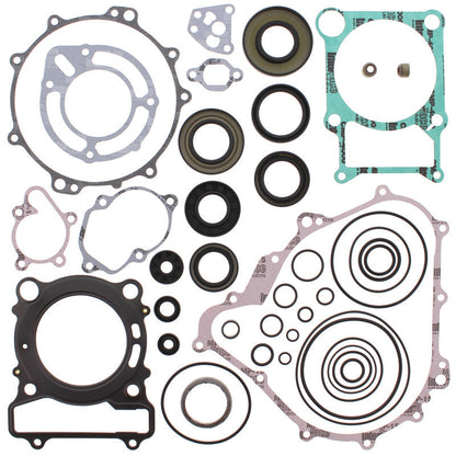QuadBoss Yamaha YFM400 Grizzly 4x4 gasket set with oil seals, includes complete gaskets and sealing components for engine repair.