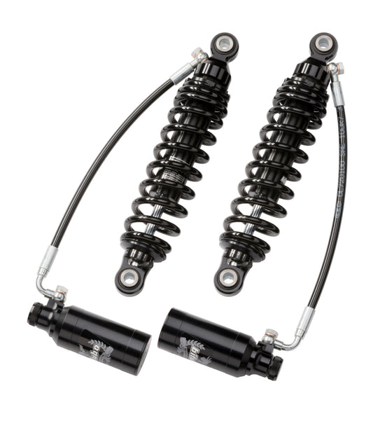 Bitubo Suspension WMM Req Short Exhaust Shock for Twinshocks, adjustable preload, rebound, compression, 14.02-inch length