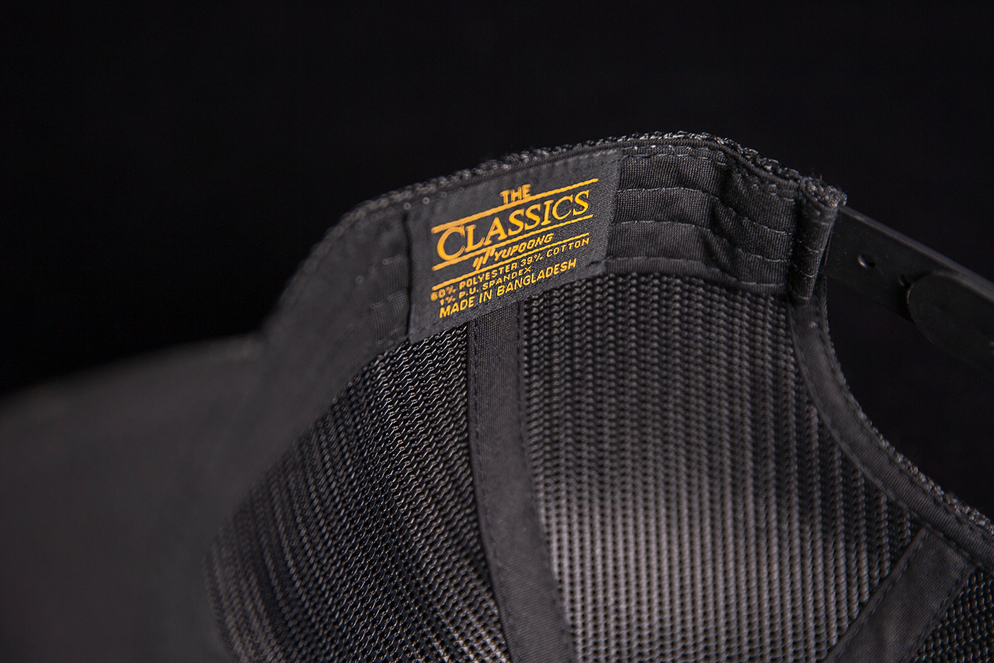 Black camo ICON MC Punch™ hat by Bill's Exhausts featuring a structured brim and embroidered logo, casual and stylish headwear.