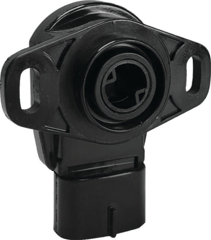 QuadBoss throttle position sensor for Polaris ACE and Sportsman models, showing the black sensor with wiring connector.