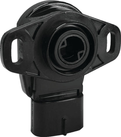 QuadBoss throttle position sensor for Polaris ACE and Sportsman models, showing the black sensor with wiring connector.