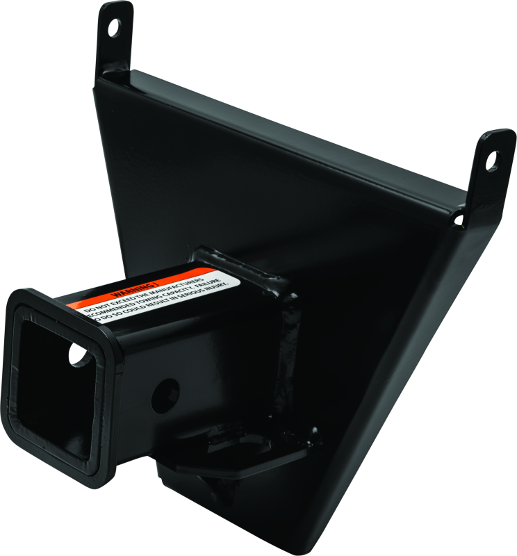 QuadBoss 568203 2-inch ATV rear receiver hitch installed on a Honda TRX model for towing and hauling.