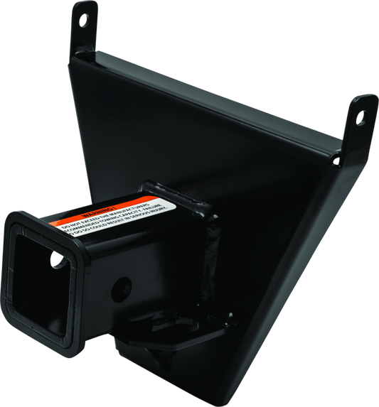 QuadBoss 568203 2-inch ATV rear receiver hitch installed on a Honda TRX model for towing and hauling.