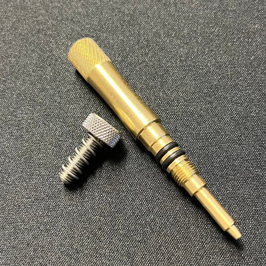 CJR Performance Brass Air / Idle Screw for the 2014-2024 Honda Grom / Monkey - Howling Moto