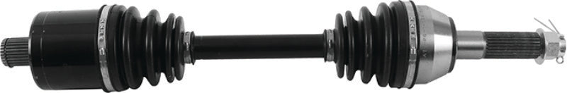 QuadBoss rear left replacement axle for Polaris ACE 14-16 325 EFI models, showing the metal axle shaft with splines and mounting ends.