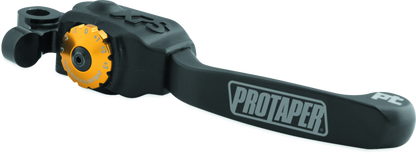 ProTaper XPS front brake lever for Honda 150-450cc motorcycles, showcasing durable aluminum construction and ergonomic design.