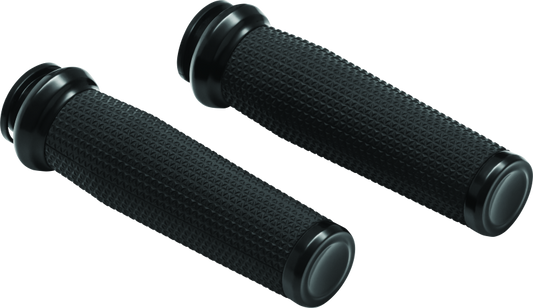 Kuryakyn, Kuryakyn Thresher Grips for 2018-2019 Indian Models – Black