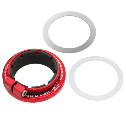 ZETA Preload Adjuster Show50a for motorcycle forks, featuring easy spring tension adjustment and durable metal construction.