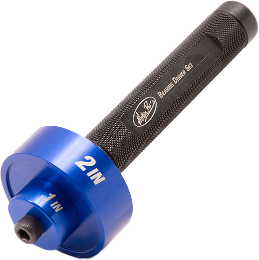 Motion Pro wheel bearing driver tool for Harley-Davidson wheels, compatible with models from 2000 and up, part #08-0750.