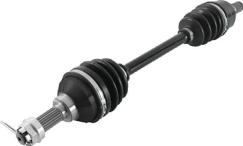 QuadBoss front right rugged axle for Kawasaki KVF650 and KVF750 Brute Force 4x4i, durable replacement part.