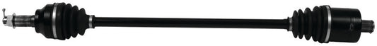 QuadBoss rear left side rugged axle for Polaris RZR XP Turbo S (2018-2020) shown in the image, highlighting durable off-road design.