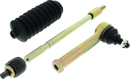 QuadBoss steering rack tie rod assembly kit for Yamaha YXZ1000R, showing the metal components and mounting hardware.