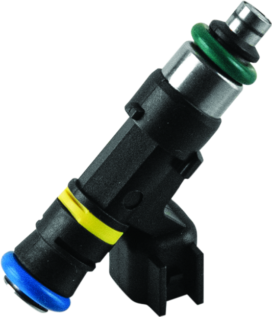 QuadBoss fuel injectors for Polaris Scrambler 850 and Sportsman 850, shown in a close-up image.