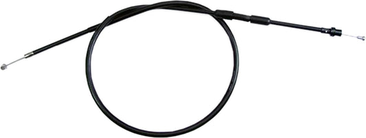 Motion Pro black vinyl clutch cable with longitudinally-wound housing for motorcycle, featuring durable construction and precise control.