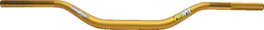 ProTaper Contour Carmichael Handlebar in gold for motocross bikes, featuring ergonomic design and durable construction.