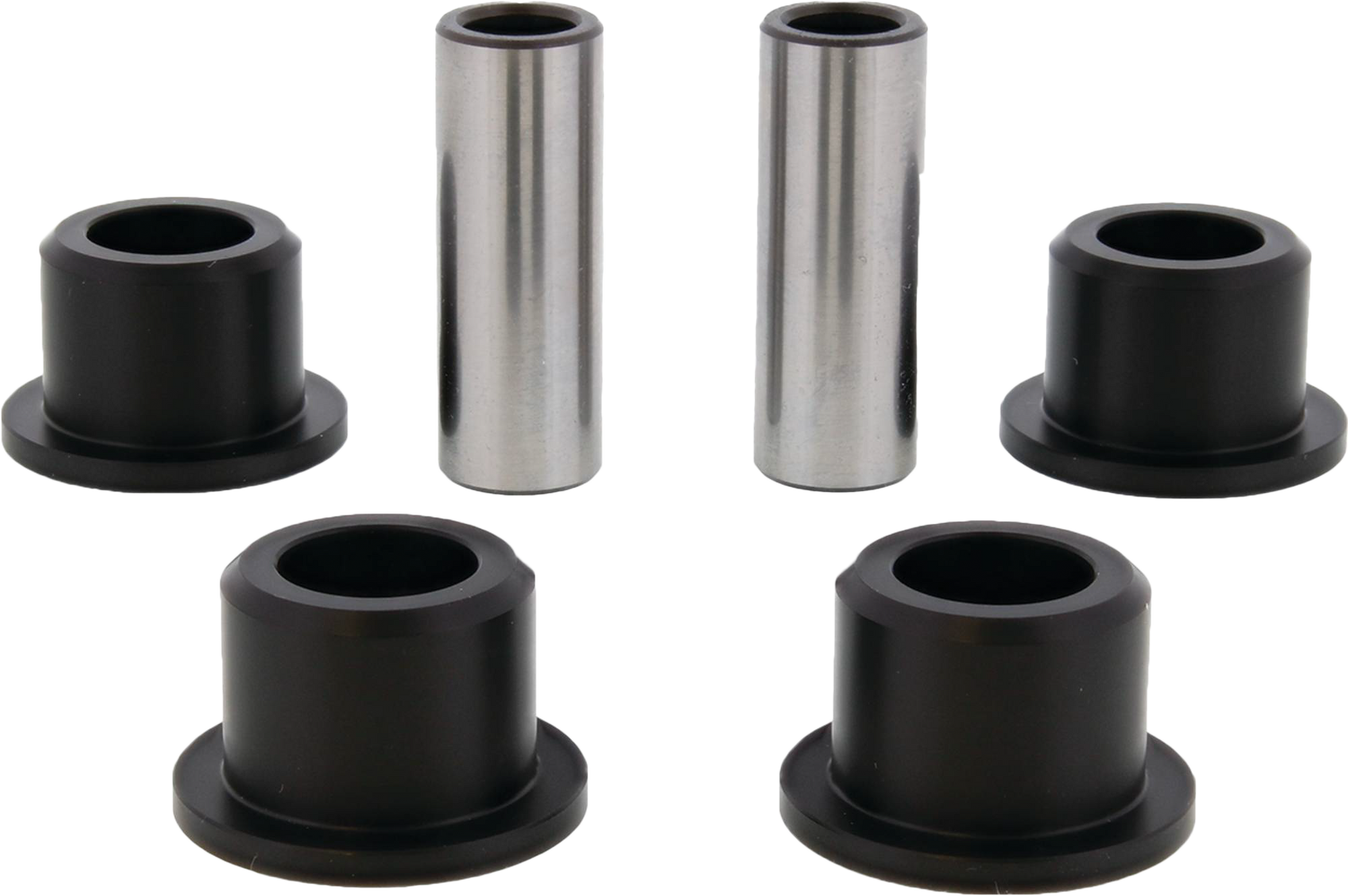 ALL BALLS A-Arm Bearing Kit with upgraded HD Delrin bushings for utility ATV, showing the bearing components and bushings.