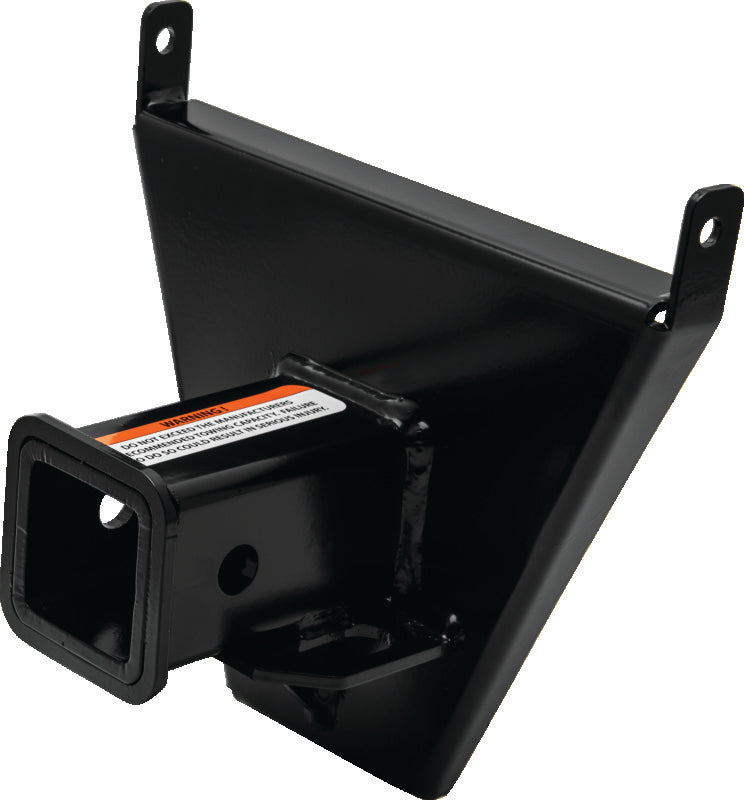 QuadBoss 2-inch ATV rear receiver hitch installed on Honda TRX model for secure towing and accessory attachment.
